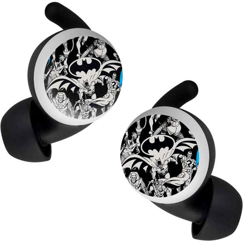 DC Comics Batman Characters Action Poses Print Google Pixel Buds Skin